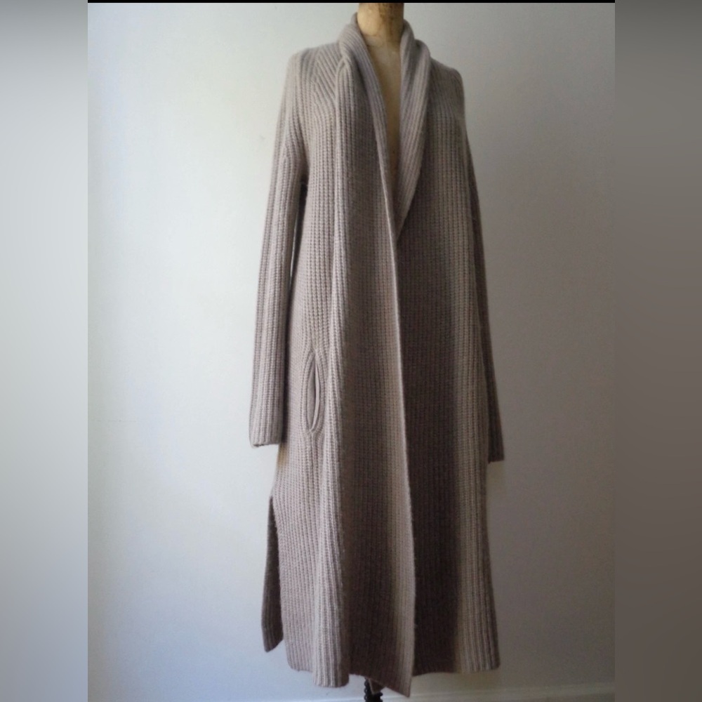 NakedCashmere Longline Cardigan Grey